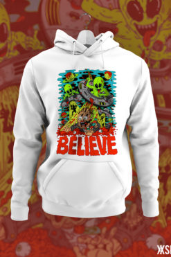Believe alien hoodie