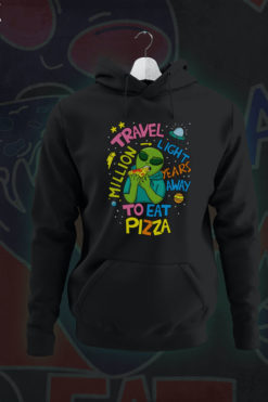 Travel alien hoodie